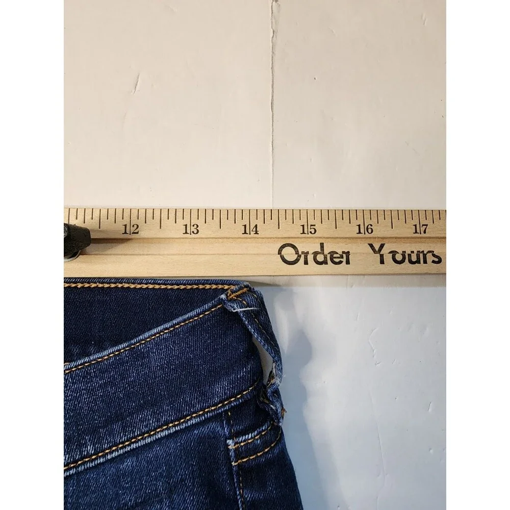 J. Crew Stretch Skinny Jeans Womens 28 Dark Wash Low Rise Denim